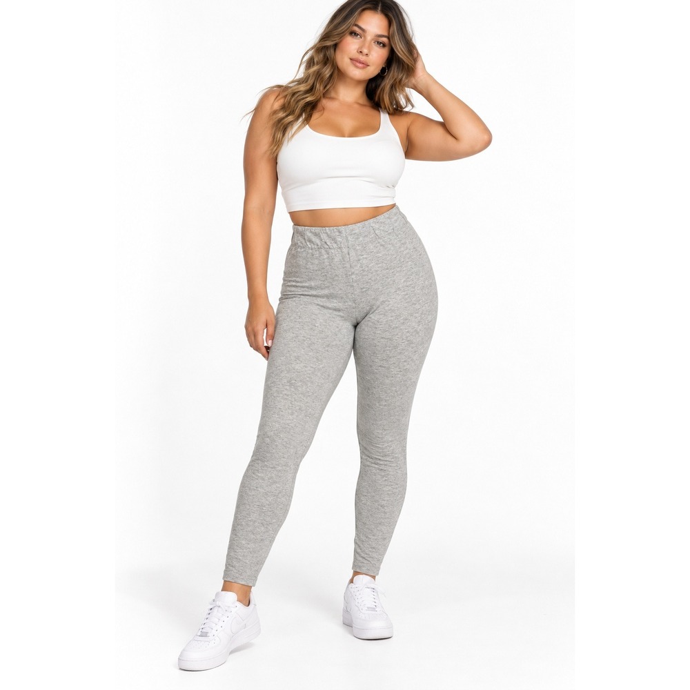 Good American Essential Leggings Heather Grey GP0791HG Womens Size 1